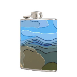 抽象芸術山 フラスク