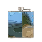 抽象芸術山 フラスク (裏面)