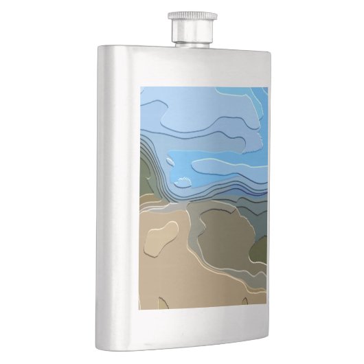 抽象芸術山 フラスク (右)