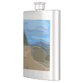 抽象芸術山 フラスク (左)