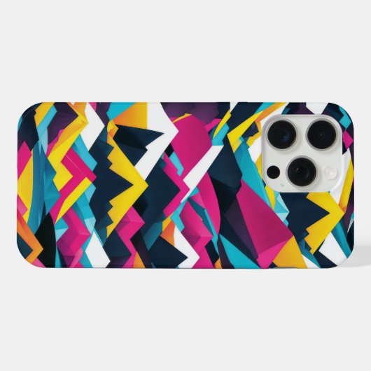 抽象芸術山 iPhoneケース (裏面横)