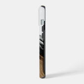 抽象芸術山 iPhone 15ケース (左側面)