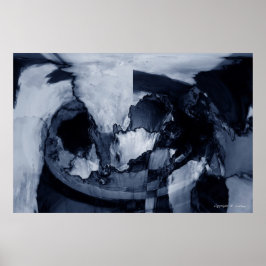 抽象芸術嵐 ポスター