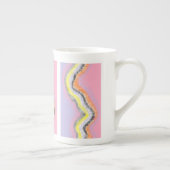 抽象芸術川 ボーンチャイナマグカップ (右)
