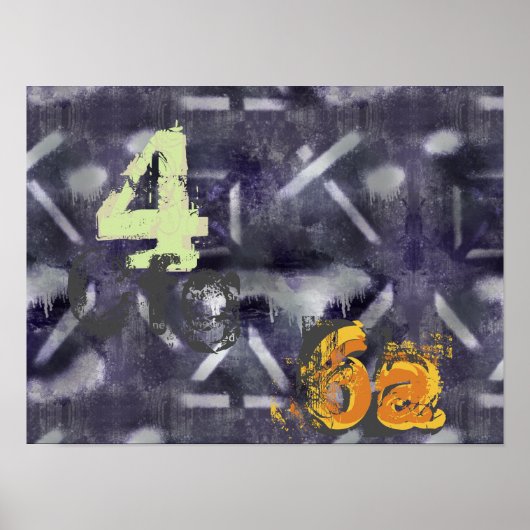 抽象芸術工芸 ポスター (正面)