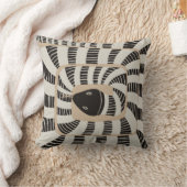 抽象芸術巻きヘビ |おもしろいとニュートラルのホームアクセント クッション (ブランケット)