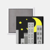 抽象芸術市夜磁石 マグネット (正面/裏面)