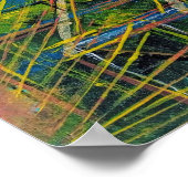 抽象芸術市情景ポスター ポスター (角)