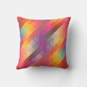 抽象芸術市松模様にスクエア クッション (裏面)