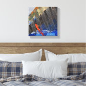抽象芸術帆 キャンバスプリント (インサイチュ (寝室))