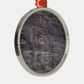 抽象芸術幽霊サインオンブリック建物 メタルオーナメント (右)