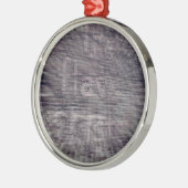 抽象芸術幽霊サインオンブリック建物 メタルオーナメント (左)