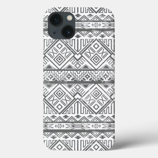 抽象芸術幾何アステカパターン2 Case-Mate iPhoneケース (裏面)