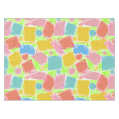 抽象芸術幾何カラフル テーブルクロス (正面(横))