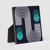 抽象芸術幾何デザイン フォトプラーク (正面)