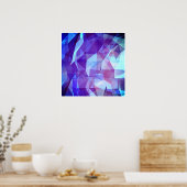 抽象芸術幾何デザイン ポスター (キッチン)