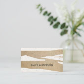 抽象芸術幾何モダン学芸術セラミック組織 名刺 (スタンド正面)