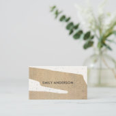 抽象芸術幾何モダン学芸術セラミック組織 名刺 (スタンド正面)