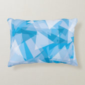 抽象芸術幾何三角形パターンアクセント枕 アクセントクッション (正面)