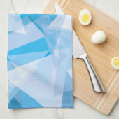 抽象芸術幾何三角形パターンキッチンタオル キッチンタオル (四つ折り)