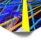 抽象芸術幾何光沢ポスター ポスター (コーナー)