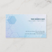 抽象芸術幾何六角医療 名刺 (裏面)