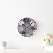 抽象芸術幾何円壁時計 ラウンド壁時計 (ホーム)