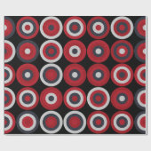 抽象芸術幾何学パターン生成計算 ラッピングペーパー (フラット)