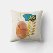 抽象芸術幾何学中世紀ミニマルモダンリスト クッション (裏面)