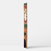 抽象芸術幾何学円の形状と葉 | Case-Mate iPhoneケース (裏面 / 右)