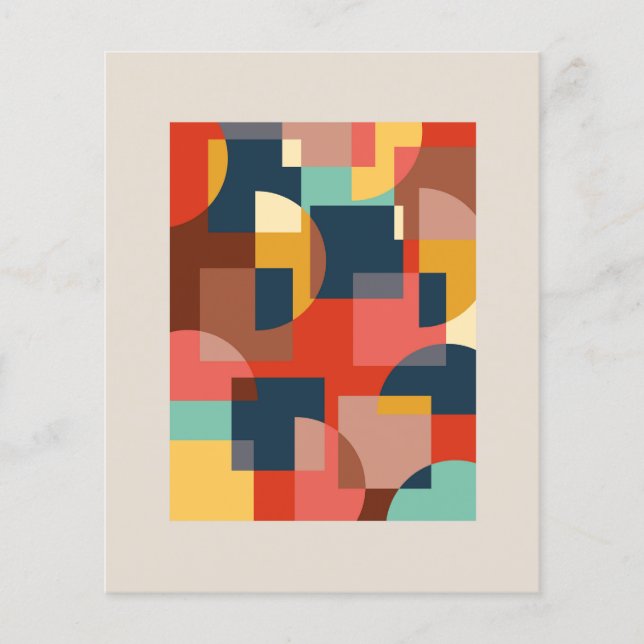 抽象芸術幾何学円の背景 (正面)