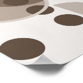 抽象芸術幾何学円 ポスター (角)