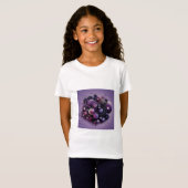 抽象芸術幾何学少女のTシャツ Tシャツ (正面フル)