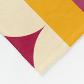 抽象芸術幾何学模様の継ぎ目のない模様 フリースブランケット (角)