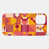 抽象芸術幾何学模様の継ぎ目のない模様 Case-Mate iPhoneケース (裏面 (横))