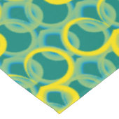 抽象芸術幾何学模様の黄緑 テーブルクロス (アングル)