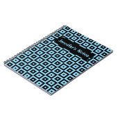 抽象芸術幾何学模様ノートブック ノートブック (左側)