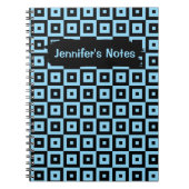 抽象芸術幾何学模様ノートブック ノートブック (正面)