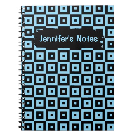 抽象芸術幾何学模様ノートブック ノートブック (正面)