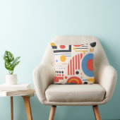 抽象芸術幾何学模様メンフィススタイル クッション (椅子)
