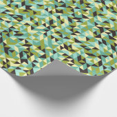 抽象芸術幾何学模様生成計算a ラッピングペーパー (角)