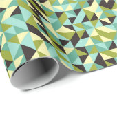 抽象芸術幾何学模様生成計算a ラッピングペーパー (ロールコーナー)