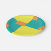 抽象芸術幾何学模様020515 ペーパープレート (アングル)