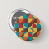抽象芸術幾何学模様110421v5 缶バッジ (正面&裏面)