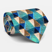 抽象芸術幾何学模様1192 – 男性のネクタイ ネクタイ (ロール)