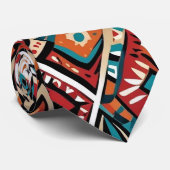 抽象芸術幾何学模様19 – メンズタイ ネクタイ (ロール)