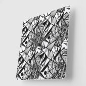 抽象芸術幾何学模様24 – 壁時計 (傾斜)