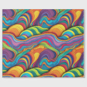 抽象芸術幾何学模様34 – ギフト包装紙 ラッピングペーパー (フラット)