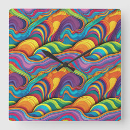 抽象芸術幾何学模様34 – 壁時計