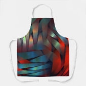 抽象芸術幾何学模様 エプロン (正面)